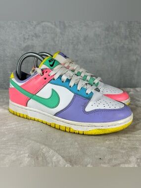 Nike WOMANS Dunk Low SE Easter Candy Multicolor Size 6 DD1872-100 No box